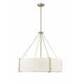 thumbnail image 5 of 28206-MG/WH Millennium Lighting Telfar - 6 Light Pendant-27 Inch Tall and 30 Inch Wide-Modern Gold/White Finish, 5 of 6