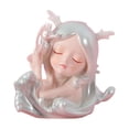 thumbnail image 4 of DOLITY Figurine de Fille de Mer Mignonne Sculpture Miniature Décoration de Gâteau Statue Moderne Petite Résine A, 4 of 9