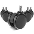 thumbnail image 1 of Universal Office Chair Replacement Casters Wheels Fit for Office Chair, Gaming Chair, Computer Desk Chair, Set of 5, 1 of 10