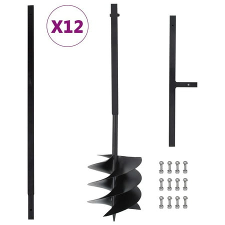 

WONISOLI Ground Drill with Handle 1 with Extension Tube 39.4 Steel