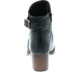 thumbnail image 4 of Gc Shoes Austin Western Ankle Boots Zip Up Metal Studded Stacked Heel Boot, 4 of 7