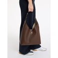 thumbnail image 6 of U.S. Polo Assn. Women's Hobo Shoulder Bag, Chocolate, 6 of 9