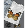 thumbnail image 3 of Beautiful Tiger Butterfly T-Shirt Women -Image by Shutterstock, Female Small, 3 of 4