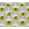 thumbnail image 4 of oneOone Cotton Flex Lime Green Fabric Stripe & Circle Geometric Sewing Material Print Fabric By The Yard 40 Inch Wide, 4 of 4