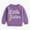 Little Sister-Purple, variant on Aideaone Toddler Baby Girl Knit Sweater Big Sister Little Sister Matching Outfits Long Sleeve Pullover Sweatshirt for Infant 12M-4T