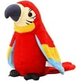 thumbnail image 1 of Talking Parrot Plush Toy Electric Funny Plush Bird Toy Repeats What You Say Waving Wings Cartoon Plush Interactive Toy Plush Stuffed Animal Toy for Kids Early Learning Creative Christmas Birthday Gift, 1 of 7