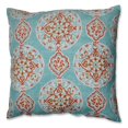 thumbnail image 1 of Pillow Perfect 517186 Mirage Médaillon 23 Pouces Étage Oreiller - Bleu-Orange, 1 of 1