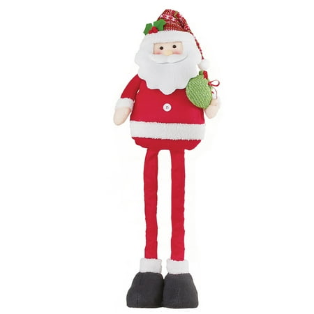 - Expandable Santa and Mrs. Claus Tabletop Christmas Decoration - Adjustable Sizing