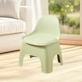 thumbnail image 6 of Kumdkd Plastic Backrest Stool for Kids - 15.7x12.5x10.2in Thickened Household Chair with Reinforced Base, Green, Detachable & Easy Clean, 6 of 6