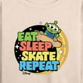 thumbnail image 3 of Disney - Toy Story - Eat Sleep Skate Repete - Women's Lightweight French Terry Long Sleeve Shirt, 3 of 5