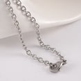 thumbnail image 3 of 30 pc Tarnish Resistant 304 Stainless Steel Cable Chain Necklaces with Lobster Clasps Stainless Steel color 24.2 inch(61.6cm), 3 of 4