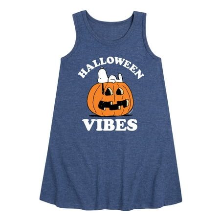 

Peanuts - Halloween Vibes - Toddler and Youth Girls A-line Dress