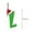 L, variant on Luoshdecor Christmas Tree Letter Ornaments 2025,26 Initial Xmas Green Decoration ,Xmas Gift Hanging Pendant for Home Party 3.15in (L)