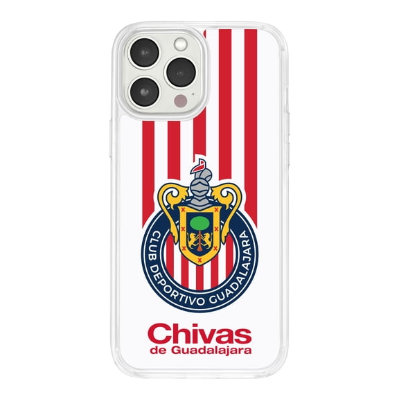 Chivas De Guadalajara HD Phone Case Compatible with MagSafe Apple iPhone 14 (Drop Stripe) by Affinity Bands