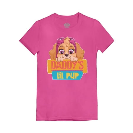

Paw Patrol Shirts for Girls Dad Gifts I Love My Daddy Fathers Day Kids Shirt 5T Wow pink