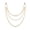 Gold, variant on Multi Layer Belt Chain Waist Chain Jeans Link Pants Chain Keychain Gift for Girl