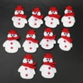 thumbnail image 4 of Clothing Patches, Christmas Tree Decorations Christmas Decoration 10Pcs Christmas Decorations, For Pens Watches Clothes Dining Tables Christmas Snowman, 4 of 8