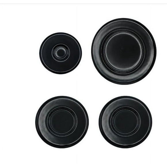 EcoNesxp stove burner gas stove burner parts 4 piece set gas stove burner cap flame cap replacement kit stove burner burner replacement parts gas stove burner parts