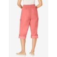 thumbnail image 2 of Woman Within Plus Size Petite Convertible Length Cargo Capri/Bermuda, 2 of 6