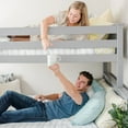 thumbnail image 2 of Plank+Beam Solid Wood Twin over Full Bunk Bed, No Box Spring Needed, 2 of 9