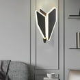 thumbnail image 2 of Lámpara de pared LED, aplique de pared interior para sala de estar, decoración del hogar Escudo negro, 2 of 7