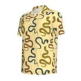 thumbnail image 4 of Wukai Various Snake Men’s Polo Shirts,Quick-Dry Athletic Shirt,Classic Fit Shirts-4X-Large, 4 of 8