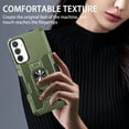 thumbnail image 3 of Phone Case for Samsung Galaxy A54 5G Case, A54 5G Phone Case Built in 360 Rotating Ring Stand, Luxury Heavy Duty Armor Hard PC Soft TPU Slim Phone Case for Samsung Galaxy A54 5G - Green, 3 of 10
