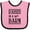 Pink and Black, variant on Inktastic RAISED in a BARN Boys or Girls Baby Bib