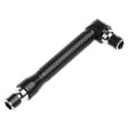 thumbnail image 1 of Miangastore Double-headed L-shaped Socket Wrench Extension Handle Screwdriver 1/4'' 90 Degree Right Angle Screwdriver Adapter (Black), 1 of 8