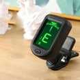thumbnail image 4 of Rechargeable Guitar Tuner, Guitar Tuner Clip on Tuner Digital Electronic Tuner Acoustic with Lcd Display for Guitar Violin Ukulele Beginner Black, 1 Rechargeable Guitar Tuner, 4 of 8