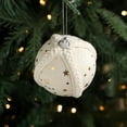 thumbnail image 4 of BKER 8CM Foam Hanging Star Fabric Printed Holiday For Setup, 4 of 4
