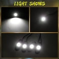 thumbnail image 5 of 24X White LED Rock Lights Underbody Trail Rig Glow Lamp Offroad SUV Pickup Truck, 5 of 7