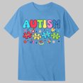 thumbnail image 2 of XEGLSBU Girls Shirts Trendy Girls Graphic Tee Short Sleeve T Shirt Casual Summer Top for Kids z260820-B-Blue Size 6-7 Years, 2 of 3