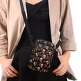 thumbnail image 4 of HELLHERO Skull and Rose Pattern Adults Cross Purse with Adjustable Shoulder Strap Men, Women Shoulder Bag with Shoulder Strap Polyester, 4 of 7