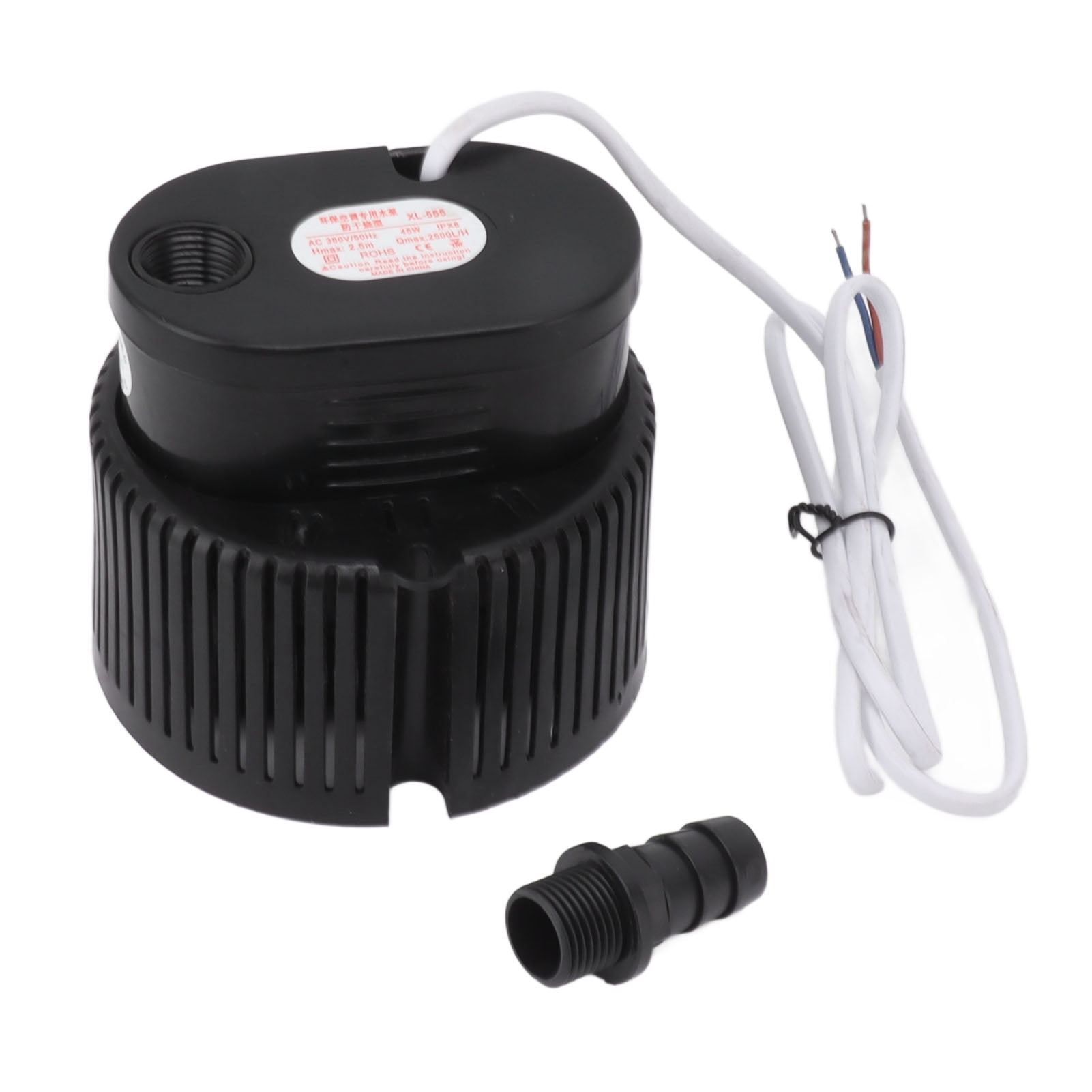 Suodoka Submersible Pump 45W 380V Low Noise Stable Output Plastic Casing Quiet Water Pump for Garden Aquarium Fountain Pond Fish Tank Hydroponics High Performance Circulation System 10 inches