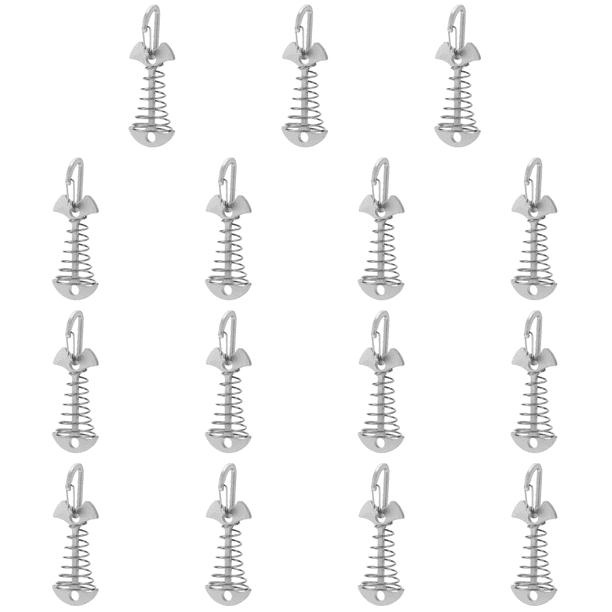 Fishbone Rope Fishbone Nail Rope Hebilla Camping Ground Portable Spring Hook Wind ...