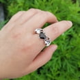 thumbnail image 5 of TIERPOP Gothic Vampire Bat Heart Wing Rings Black Red Halloween Punk Cute Ring Wedding Band Ring for Women Hip Hop Gifts, 5 of 9