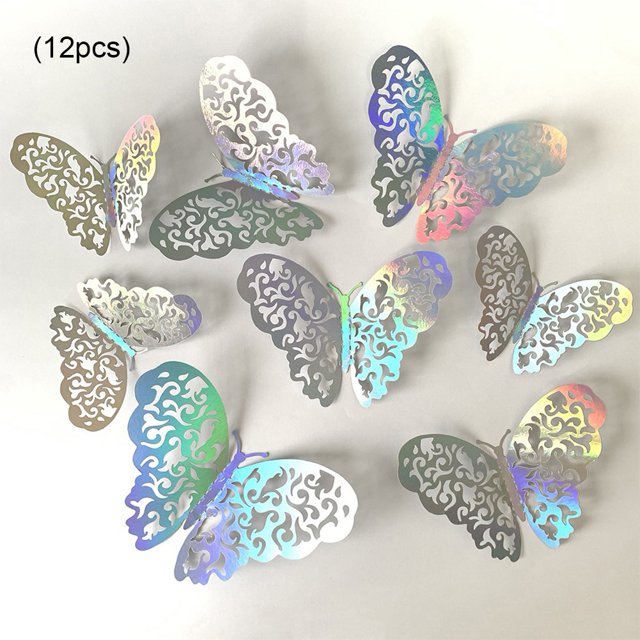 Bgsha Papillons Magnétiques 3D avec Autocollants Ensembles à Thème Multicolore Simulation