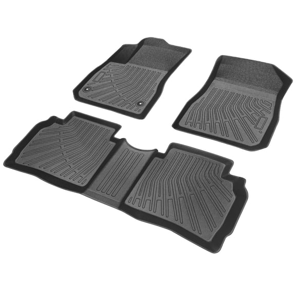 kimllier TPE 3PCS Floor Mats For Chevrolet Malibu 16-25 All Weather Protection Liners