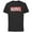 Black, variant on Logo Melting Paint Drip - Short Sleeve Cotton T-Shirt for Adults - Customized-Navy