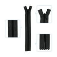 thumbnail image 4 of Uxcell Invisible Zippers, 5Pcs 6 inch Nylon Hidden Sewing Zippers for Sewing DIY Handmade, Black, 4 of 6