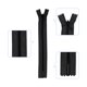 thumbnail image 4 of Cremalleras invisibles Uxcell, 10 piezas de cremalleras ocultas de nylon de 6 pulgadas para costura DIY hecha a mano, negras, 4 of 6
