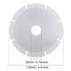 thumbnail image 2 of Discos de corte de diamante Uxcell de 4.5" con cortes para piedra, cerámica, vidrio 46 granos tono plateado, 2 of 5