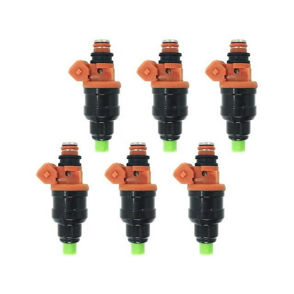 Fuel Injector Kit - Set of 6 - Compatible with 1994 - 1999 Mitsubishi 3000GT 3.0L V6 1995 1996 1997 1998