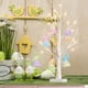thumbnail image 5 of Decoraciones de Pascua, adornos de Pascua, regalos de Pascua. 6 piezas de conejos de espuma de colores para colgar. Decoración primaveral brillante para árboles, ventanas y fondos de fiesta. Conejo de, 5 of 6