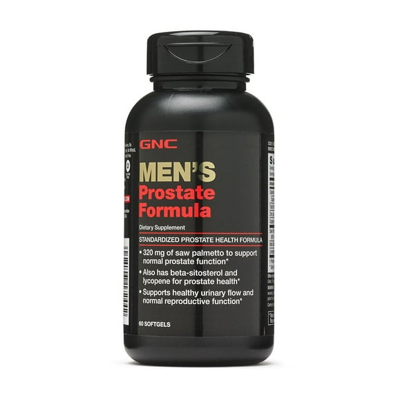 GNC Men's Prostate Formula, 60 Softgels, Supports Normal Reproductive Function