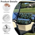thumbnail image 6 of HUIACONG Tropical Pineapple Golf Cart Towel Blankets, Compatible with Outdoor Golf Carts Funny Golf Cart Seat Covers for 2-Person Seats, 6 of 7