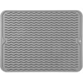 thumbnail image 2 of MicoYang Tapete de silicona para secar platos para uso múltiple, fácil de limpiar, ecológico, tapete de silicona resistente al calor para encimera o fregadero de cocina, refrigerador o revestimiento d, 2 of 4