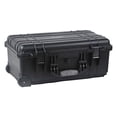 thumbnail image 2 of 22" Rolling Equipment Case - Weatherproof, Polypropylene, Black with Foam Insert - For Tools, Instruments & Fragile Items, 2 of 2