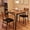 Retro, variant on EastVita Dining Table for 2, Small Table and Chairs Set of 2, Square Dinette Set for 2, Dinner Table Set, 3 Piece Kitchen & Dining Room Sets for Small Space